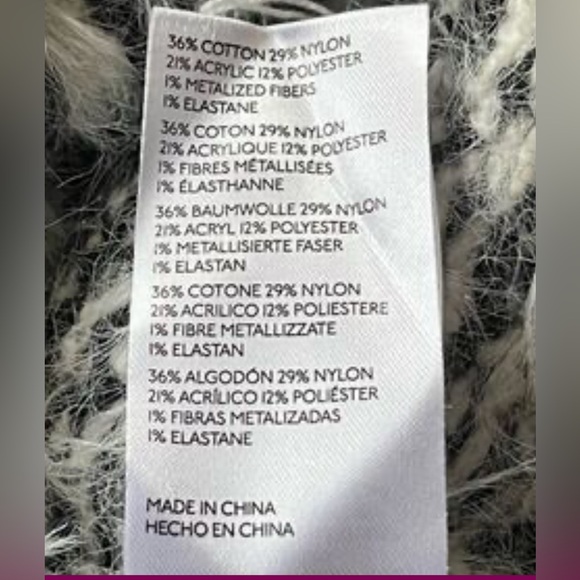 Pilcro Anthropologie Eyelash Hoodie Sweater Cropped Women’s S Cozy Soft Tribal - Picture 10 of 11